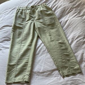 Madewell Tapered Huston pull-on crop pants size S